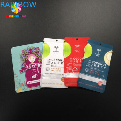 Le joint de poignée de poche de Mylar met en sac le don cosmétique témoin de poudre de thé de stockage de catégorie comestible