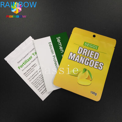 Sachets en matière plastique de papier d'aluminium empaquetant le sac spécial témoin d'huile de crème de forme