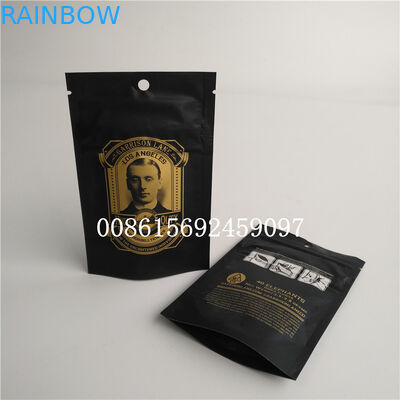 Sachets en matière plastique de preuve d'odeur petits empaquetant le sac résistant d'enfant de Mylar de mauvaises herbes