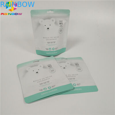 Le dessus de tirette tiennent le sel de Bath d'emballage de poche d'aluminium le corps de papier d'aluminium que frottent des sacs