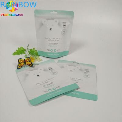 Le dessus de tirette tiennent le sel de Bath d'emballage de poche d'aluminium le corps de papier d'aluminium que frottent des sacs