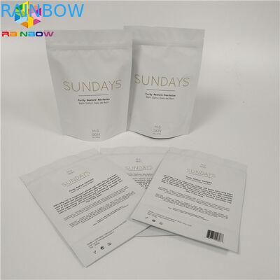 Le dessus de tirette tiennent le sel de Bath d'emballage de poche d'aluminium le corps de papier d'aluminium que frottent des sacs