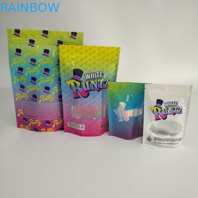 Encens de fines herbes mat adapté aux besoins du client empaquetant la serrure de fermeture éclair de Mylar imprimée par Digital de sachet en plastique