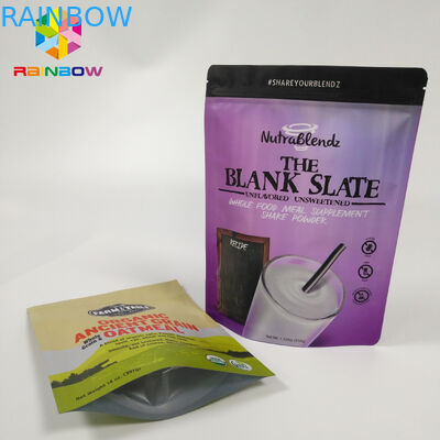 Le papier aluminium rescellable d'emballage de sac de casse-croûte tiennent la poche de serrure de fermeture éclair de Doypack