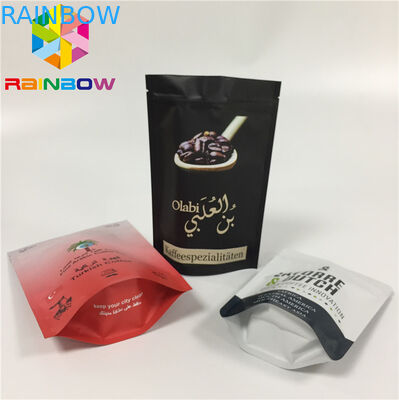 FDA a stratifié la tirette d'emballage de poche d'aluminium tiennent la poche avec l'impression de gravure