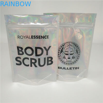 Sac olographe Shinning de vernis à ongles de poudre de scintillement de Mylar de sacs d'hologramme d'emballage de poche d'aluminium