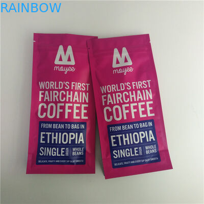Les sacs de café chauds de ventes vendent le sac en gros de café fait sur commande de gousset de côté d'impression avec la valve de haute qualité de décarburation pour le café 250g