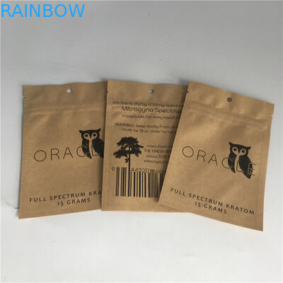 Le papier d'emballage cosmétique rescellable de papier d'aluminium de sac d'emballage tiennent des poches