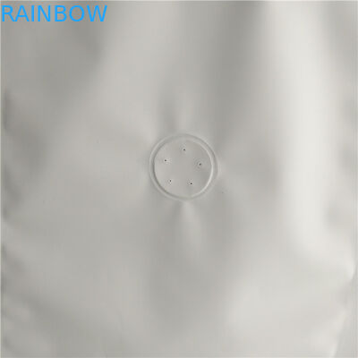 Remplissage supérieur d'impression blanche de plaine de film d'emballage alimentaire de sac de fond plat avec la soupape à air