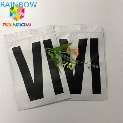 La serrure stratifiée de fermeture éclair de Matt de papier d'aluminium tiennent le sac de café de sacs de poche de tirette avec la valve