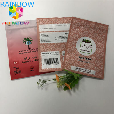 Réutilisable tenez la poche d'aluminium empaquetant le sac de café coloré de papier aluminium avec le zip-lock