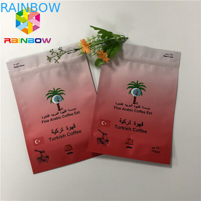 Réutilisable tenez la poche d'aluminium empaquetant le sac de café coloré de papier aluminium avec le zip-lock