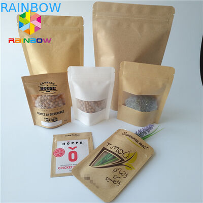 La coutume réutilisable d'emballage de sac de casse-croûte a imprimé la nourriture de Papier d'emballage tiennent le GV de poche diplômée