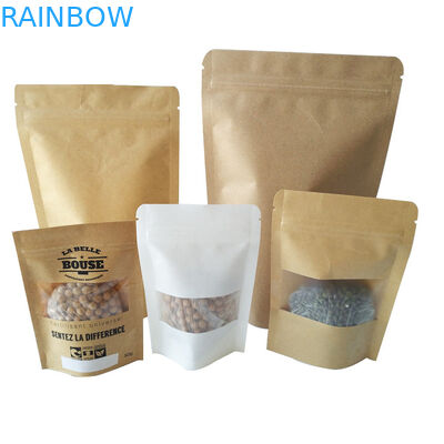 La coutume réutilisable d'emballage de sac de casse-croûte a imprimé la nourriture de Papier d'emballage tiennent le GV de poche diplômée