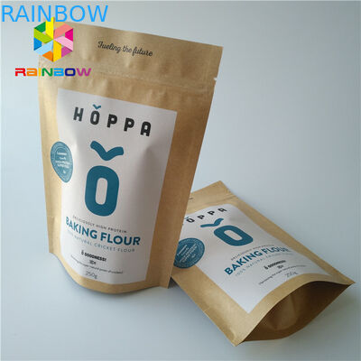 Tenez le sachet en matière plastique d'espace libre de serrure de fermeture éclair de sacs d'emballage alimentaire de casse-croûte transparent avec la fenêtre