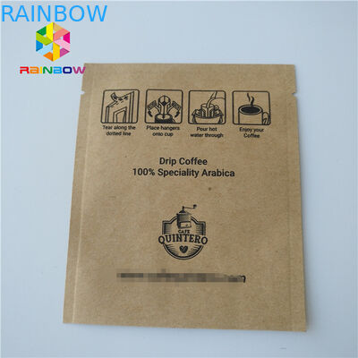 Emballage cosmétique étanche à l'humidité de sachet adapté aux besoins du client par papier aluminium témoin de sacs en papier