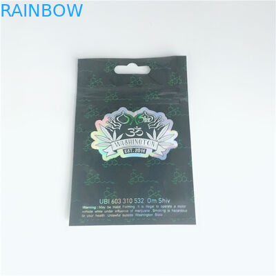 Sacs médicaux d'emballage de soudure à chaud de mauvaise herbe, serrure cosmétique de fermeture éclair de Mylar de sac d'organisateur