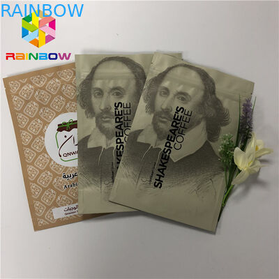 Le zip-lock rescellable de Doypack tenant l'emballage de café de poches met en sac 50-200 microns