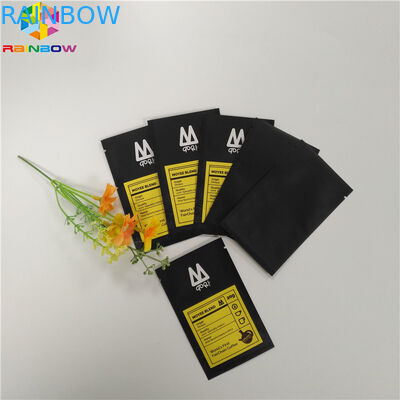 La petite couleur noire tiennent l'aluminium en aluminium de Mylar scellé par côté de la poche trois de tirette