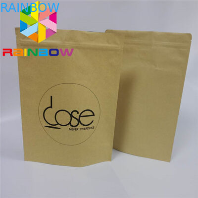 Sac étanche à l'humidité de papier d'emballage de soudure à chaud d'emballage de boîte de papier qui respecte l'environnement