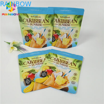 La poudre de thé/emballage de café tiennent les sacs mats de Doypack verrouillés par tirette de poche de tirette