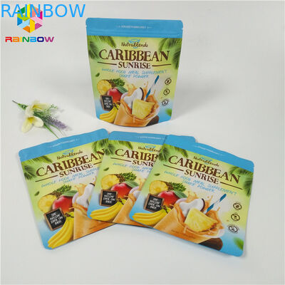 La poudre de thé/emballage de café tiennent les sacs mats de Doypack verrouillés par tirette de poche de tirette