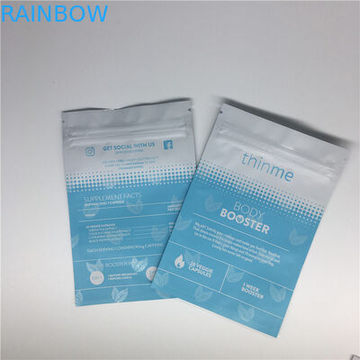 L'emballage de fines herbes d'encens de catégorie comestible tiennent le sac zip-lock imprimé par poche adapté aux besoins du client