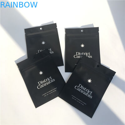 Les sachets en matière plastique de mauvaise herbe faite sur commande empaquetant 3,5 grammes tiennent la couleur zip-lock de Mylar CYMK