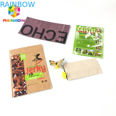 Joint latéral du tirage en couleurs trois en plastique rescellables de papier d'aluminium d'emballage de poche d'aluminium