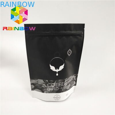 Les sachets en matière plastique d'impression de Digital empaquetant la matte finie tiennent la serrure de fermeture éclair avec la valve