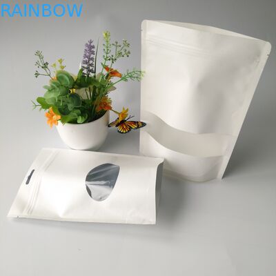 Tenez la catégorie comestible d'emballage de boîte de papier de poches avec fenêtre rectangulaire/ovale claire