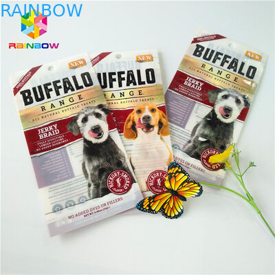 Les sacs zip-lock en plastique d'emballage, trois ont dégrossi joint tiennent des poches pour la nourriture