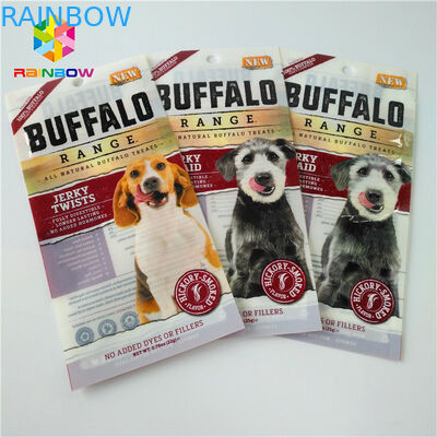 Les sacs zip-lock en plastique d'emballage, trois ont dégrossi joint tiennent des poches pour la nourriture