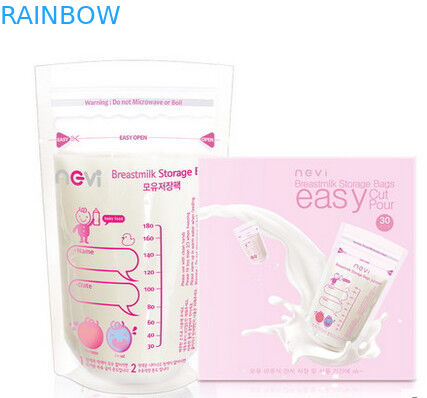 Double tenez la poche de tirette, stockage de lait maternel de sacs d'emballage de soudure à chaud