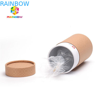 Réutilisez le matériel stratifié par tube imprimé de papier de carton d'emballage de boîte de papier de bouteilles de CBD