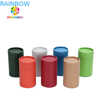 Tube cosmétique d'emballage de carton de cylindre de boîte de papier d'affichage de boîte de soins de la peau