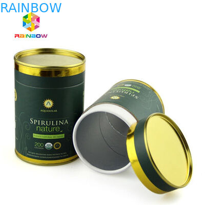 Tube cosmétique d'emballage de carton de cylindre de boîte de papier d'affichage de boîte de soins de la peau