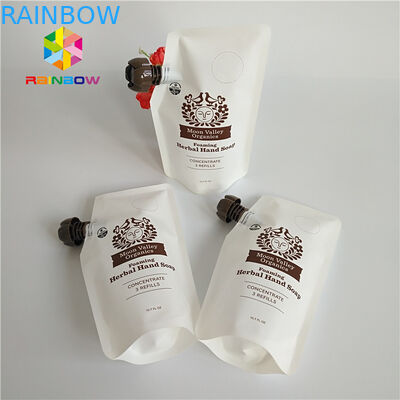 poche en plastique du bec 5oz/7oz empaquetant le sac transparent de boissons d'énergie recyclable