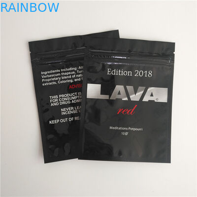 Les cheveux d'emballage de poche d'aluminium de haricot de canne à sucre attachent le sachet peu d'impression minuscule du sac CMYK de Pin