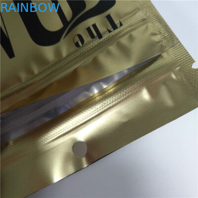 Les sacs zip-lock réutilisables de preuve d'enfant, Mylar tiennent l'impression de gravure de poche