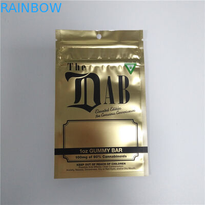 Les sacs zip-lock réutilisables de preuve d'enfant, Mylar tiennent l'impression de gravure de poche