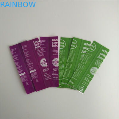 La douille polychrome de rétrécissement d'impression marque la catégorie comestible matière plastique pour la bouteille