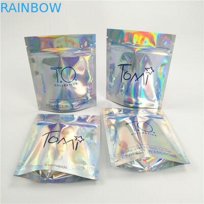 Poche d'aluminium d'impression de gravure empaquetant le sac olographe de laser biodégradable pour l'achat