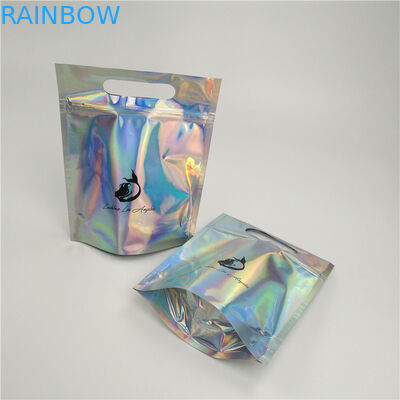 L'emballage étanche à l'humidité de poche d'aluminium tiennent la taille adaptée aux besoins du client supérieure de tirette avec la poignée