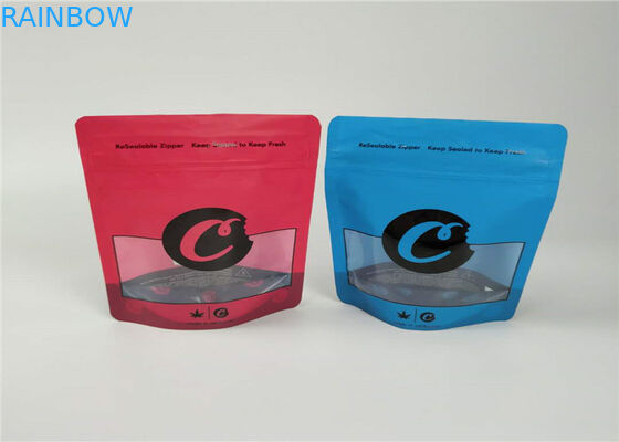 Le papier d'aluminium met en sac les sachets en matière plastique empaquetant 1LB les biens de empaquetage des biscuits CBD