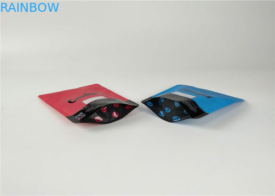 Le papier d'aluminium met en sac les sachets en matière plastique empaquetant 1LB les biens de empaquetage des biscuits CBD