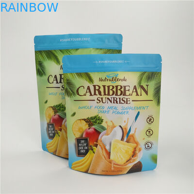 L'impression de gravure tiennent les sacs zip-lock, poche de papier aluminium de lait en poudre avec la tirette