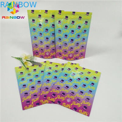 Le sac de Runtz de preuve d'odeur de biscuits zip-lock tiennent l'impression résistante de gravure d'enfant de poches