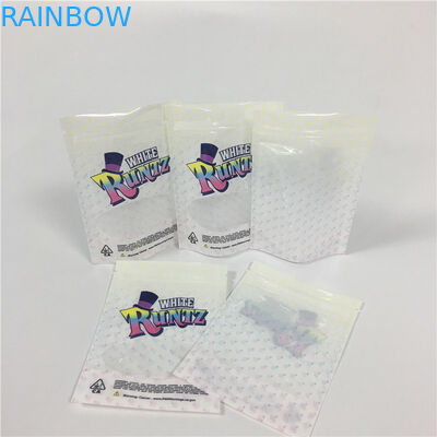 L'emballage résistant de mauvaise herbe de Runtz 3.5g Mylar de tirette de preuve d'odeur d'emballage d'enfant met en sac