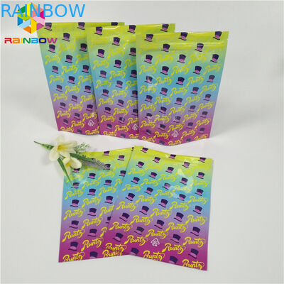 L'emballage d'aluminium de tirette met en sac le plastique Mateial de garçons de jungle de Runtz de biscuits de mauvaise herbe de Runtz